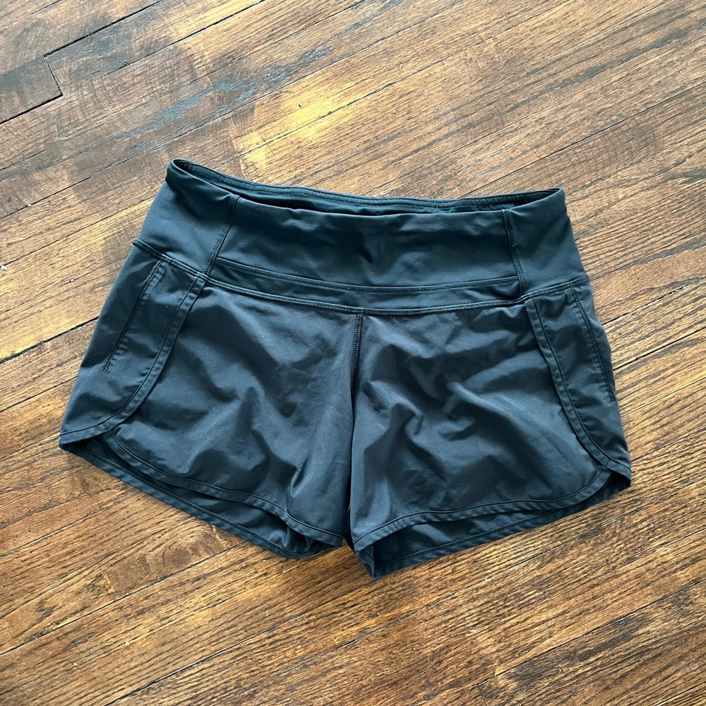 Lululemon Athletica Black Athletic Shorts Sleek Performance Design